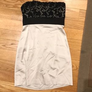 A. Byer black sequin dress